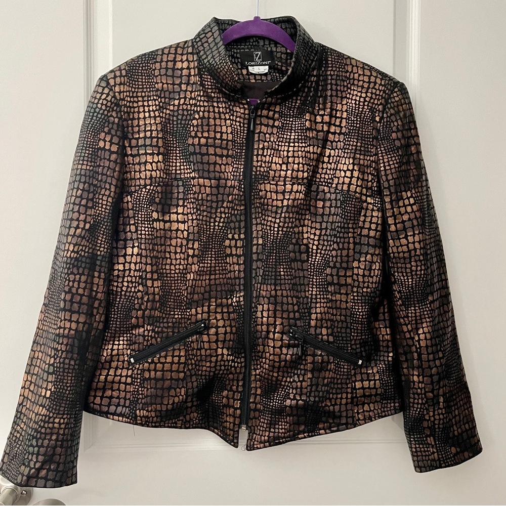 Lorizoni Jacket   Black/Copper  Size L